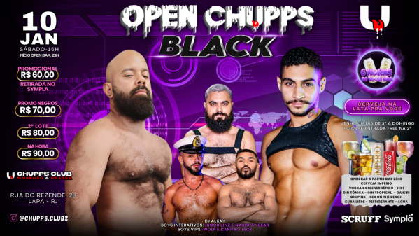 Imagem do evento OPEN CHUPPS BLACK