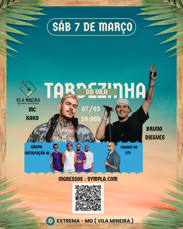 Imagem do evento TARDEZINHA DA VILA