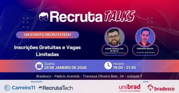 Imagem do evento RecrutaTalks - Um evento RecrutaTech