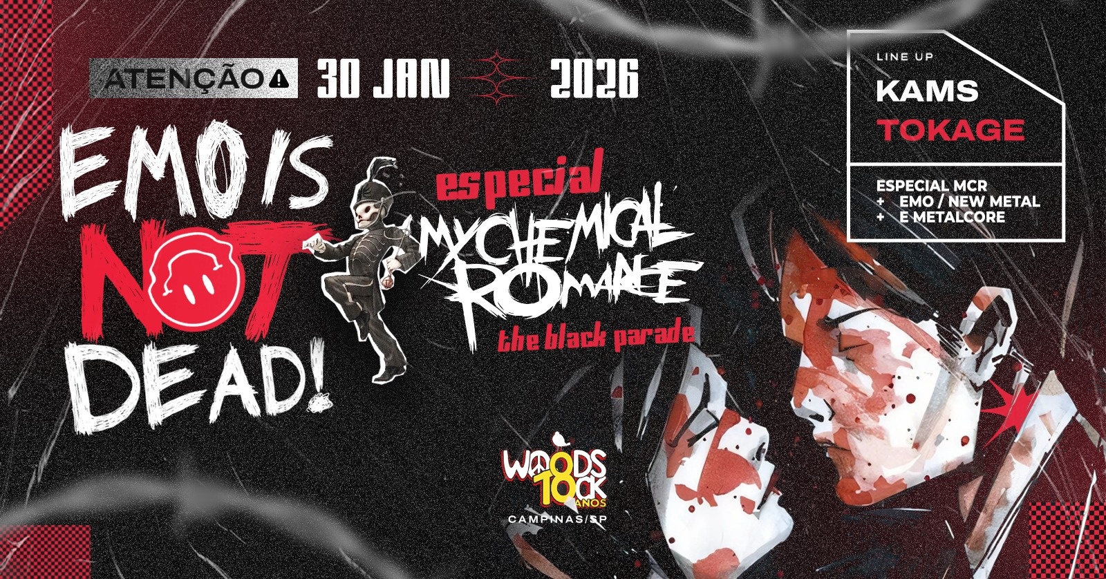 Emo is not Dead! Especial My Chemical Romance! - Campinas, SP