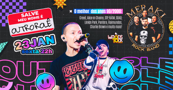 Imagem do evento Outro Rolê anos 90 Com Merak Rock Band