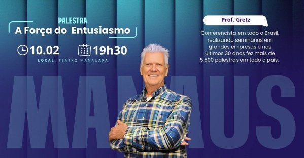 Imagem do evento Palestra A Força do Entusiasmo (Vendedora Debora)