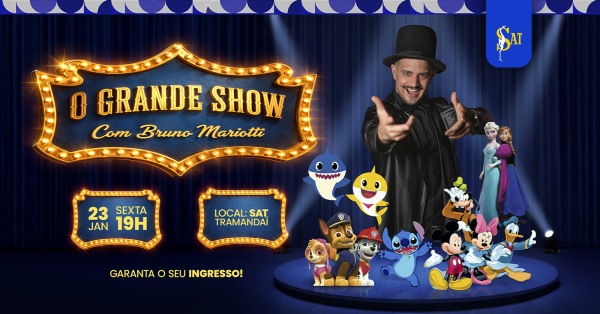 Imagem do evento O Grande Show - com o Mágico Bruno Mariotti