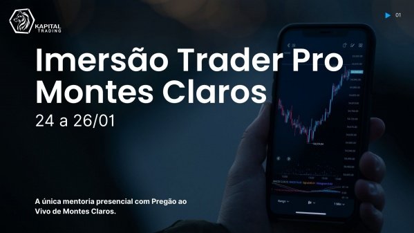 Imagem do evento Imersão Trader Pro Bolsa de Valores Montes Claros
