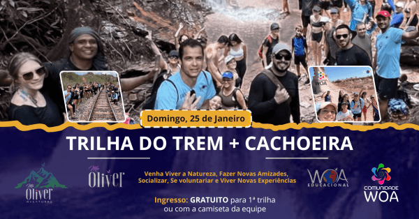 Imagem do evento  TRILHA DO TREM + CACHOEIRA