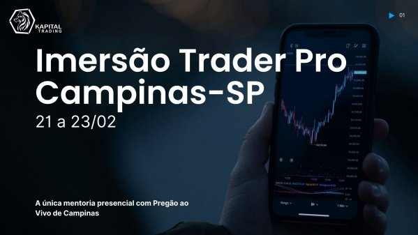Imagem do evento Imersão Trader Pro Bolsa de Valores Campinas