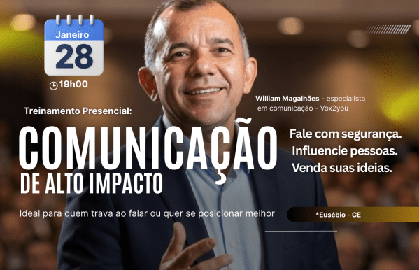Imagem do evento COMUNICAÇÃO DE ALTO IMPACTO  [JANEIRO 2026]