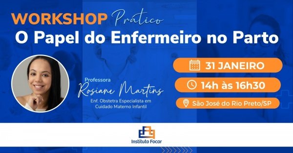 Imagem do evento Workshop Prático O Papel do Enfermeiro no Parto