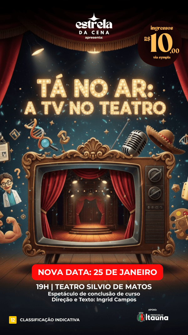 Imagem do evento TÁ NO AR: A TV NO TEATRO