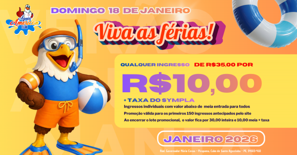 Imagem do evento Férias de Janeiro no Águia DOM 18/01 (Individual)