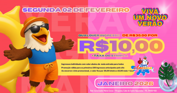 Imagem do evento Fim das Férias no Águia SEG 02/02 (Individual)