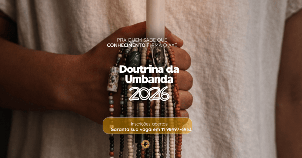 Imagem do evento Aula Inaugural Gratuita Curso de Doutrina de Umbanda  (Presencial e Online) 19/01/2026