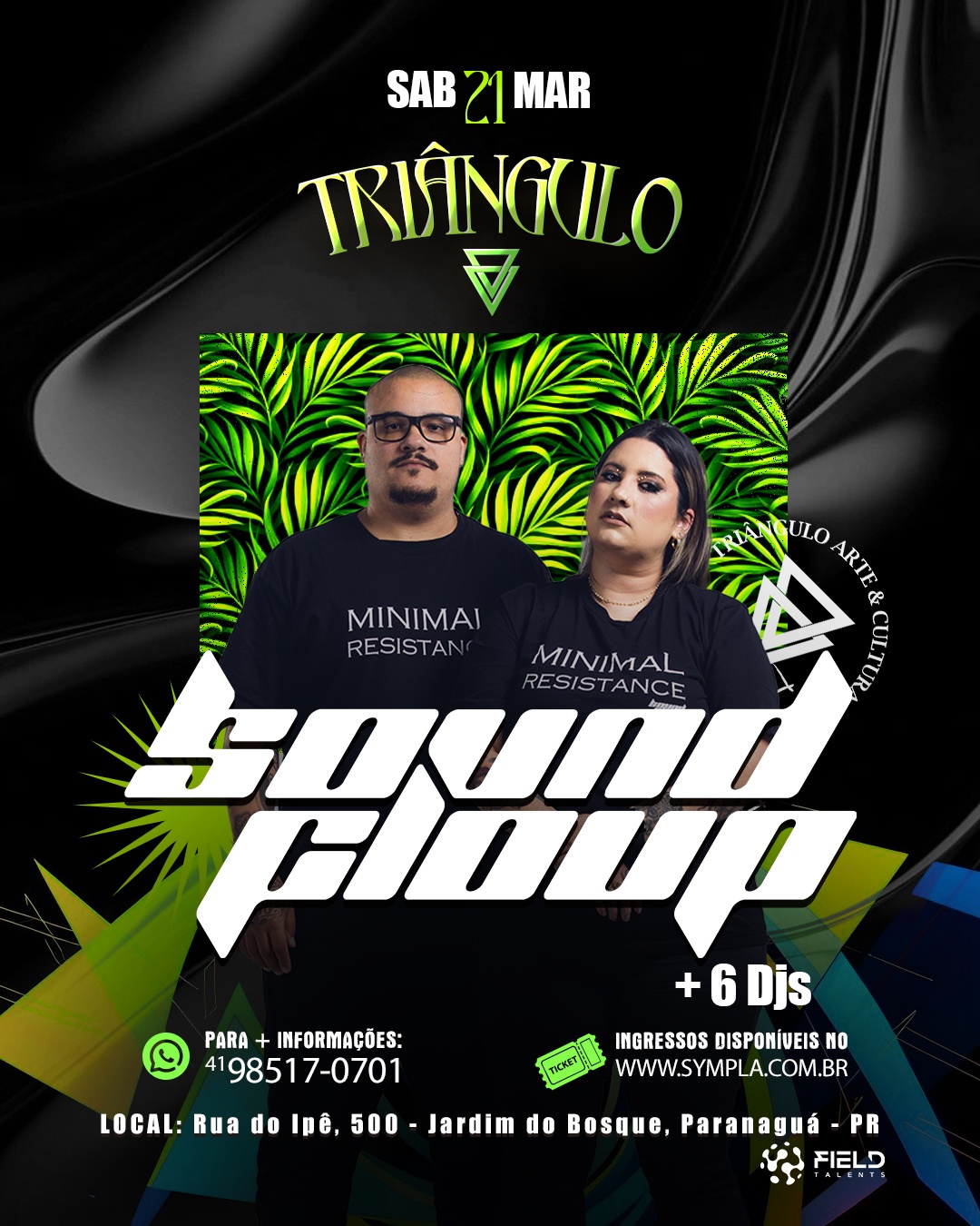 Capa do evento: TRIÂNGULO APRESENTA: SOUND CLOUP + LINE-UP COMPLETO