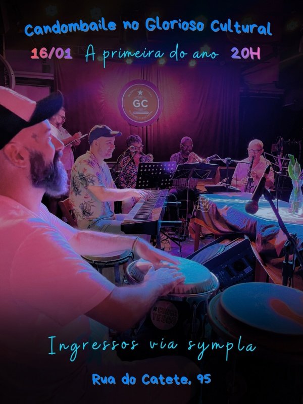 Imagem do evento Candombaile no Glorioso Cultural