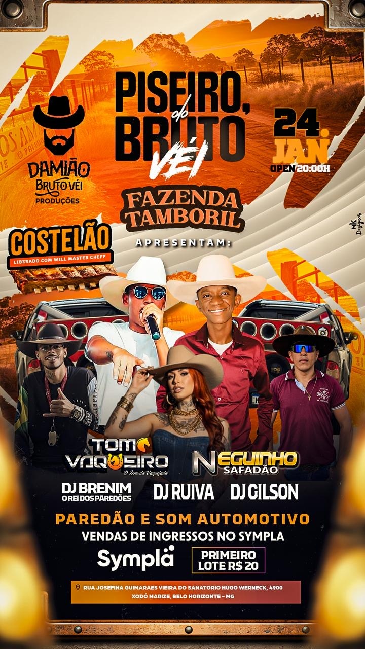 Piseiro do Bruto Véi - Belo Horizonte, MG