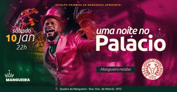Imagem do evento Uma Noite no Palácio com Unidos de Padre Miguel