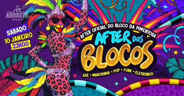 Imagem do evento AFTER DOS BLOCOS | 10/JAN