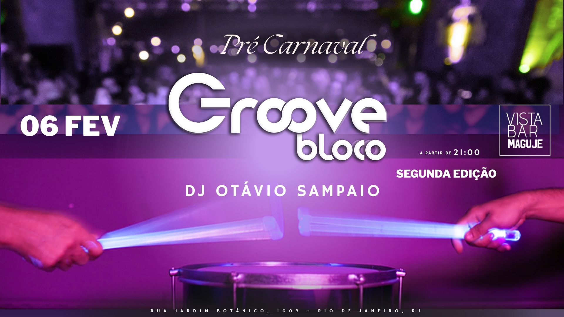 Groovebloco Pré Carnaval - Rio de Janeiro, RJ
