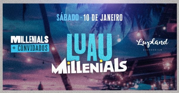 Imagem do evento Luau da Millenials