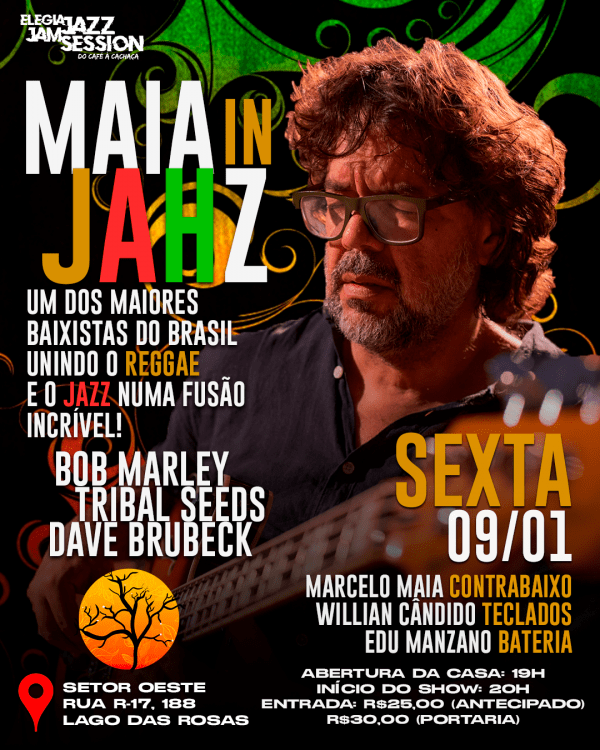 Imagem do evento Maia in Jahz - Elegia Café