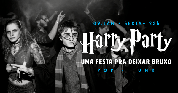 Imagem do evento 09/01 HARRY PARTY! Uma festa pra deixar Bruxo