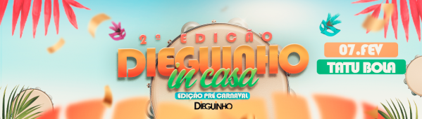 Imagem do evento Dieguinho in Casa "Pré carnaval"