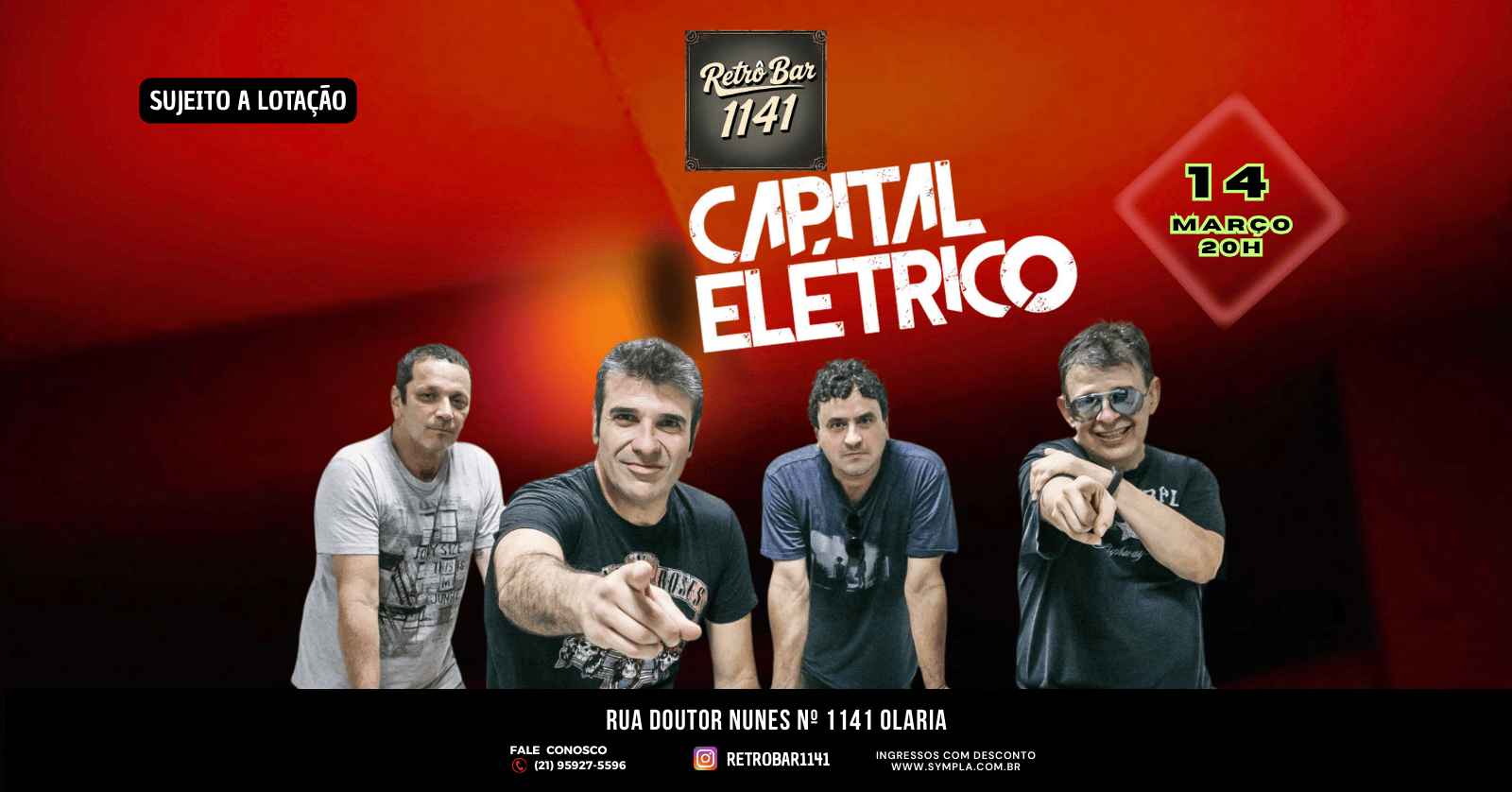 BANDA CAPITAL ELETRICO - RETRÔ BAR - Rio de Janeiro, RJ