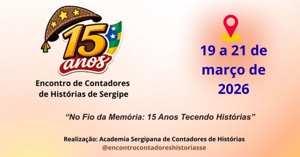 Imagem do evento XV Encontro de Contadores de Histórias de Sergipe