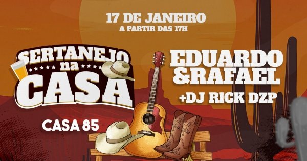Imagem do evento Sertanejo na Casa