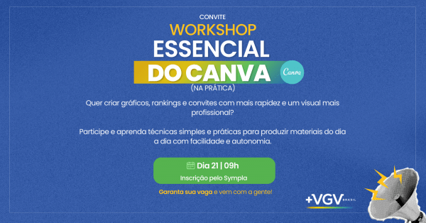 Imagem do evento WORKSHOP ESSENCIAL DO CANVA