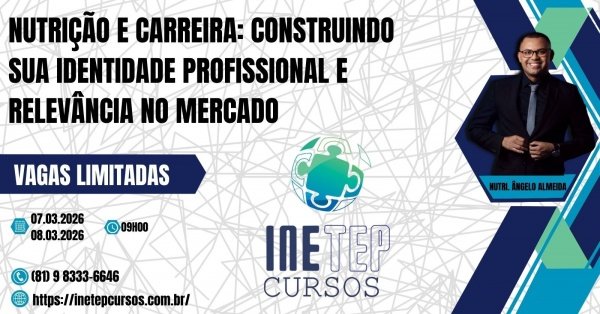 Imagem do evento Nutrição e Carreira: Construindo sua Identidade Profissional e Relevância no Mercado