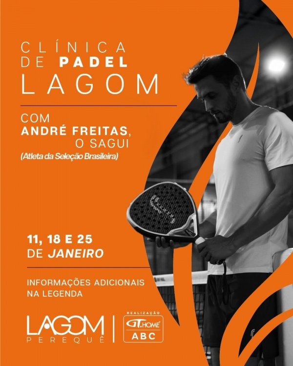 Imagem do evento CLÍNICA DE PADEL LAGOM