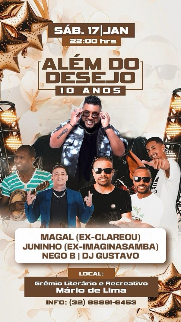 Imagem do evento Além do Desejo 10 anos