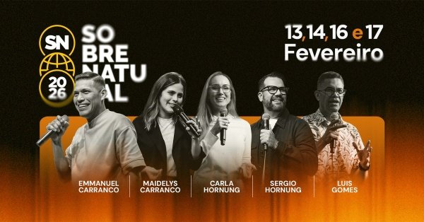Imagem do evento Conferência Sobrenatural 2026 -  Alcance Curitiba