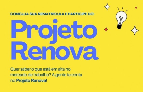 Imagem do evento Projeto Renova - 20/01
