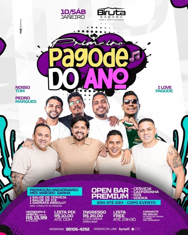Imagem do evento Primeiro Pagode do Ano - Açaí Biruta