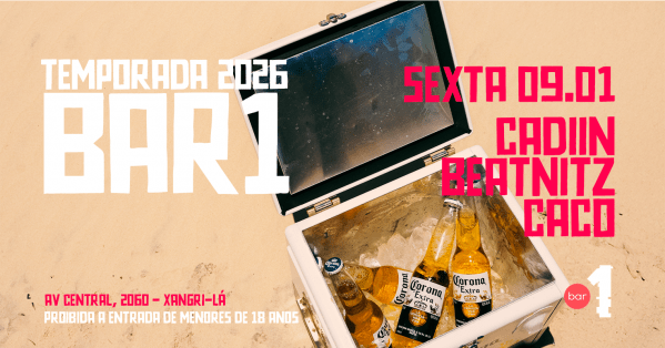 Imagem do evento BAR 1 - SEXTA - 09/01/2026