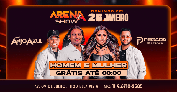 Imagem do evento 25.01 PEGADA DOS PLAYS E FORRÓ AZUL