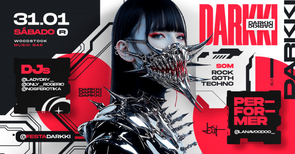 Imagem do evento DARKKI / rock gótico techno / 31.01 sábado