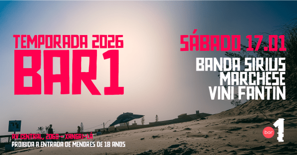 Imagem do evento BAR 1 - SÁBADO - 17/01/2026