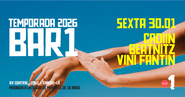Imagem do evento BAR 1 - SEXTA - 30/01/2026 