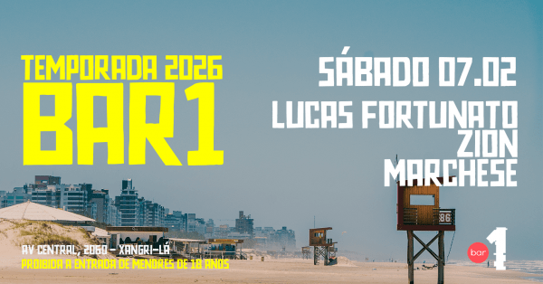 Imagem do evento BAR 1 - SÁBADO  - 07/02/2026