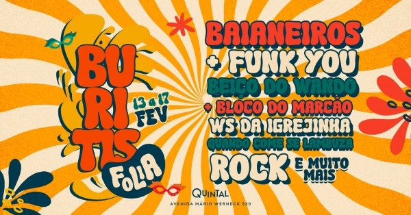 Imagem do evento CARNAVAL BURITIS FOLIA 2026