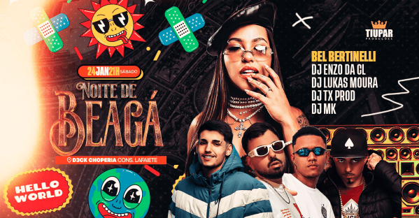 Imagem do evento SEGUNDA EDIÇÃO DA NOITE DE BEAGA