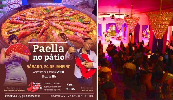 Imagem do evento Paella no Pátio com Dança Flamenca do Grupo Arte en Tablado