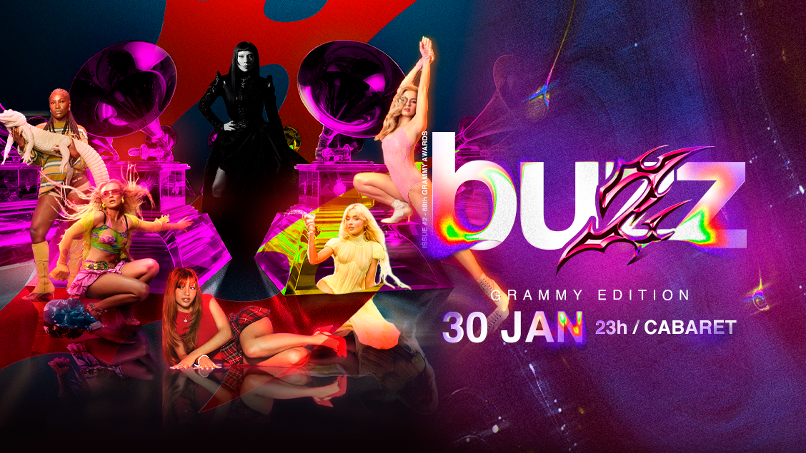 BUZZ // GRAMMY EDITION // 30.01 - SEXTA // CABARET - Porto Alegre, RS