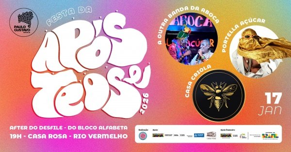 Imagem do evento Festa da Apósteose 2026 com Portella Açúcar e Casa Criola