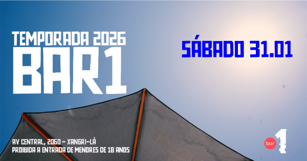 Imagem do evento BAR 1 - SÁBADO - 31/01/2026