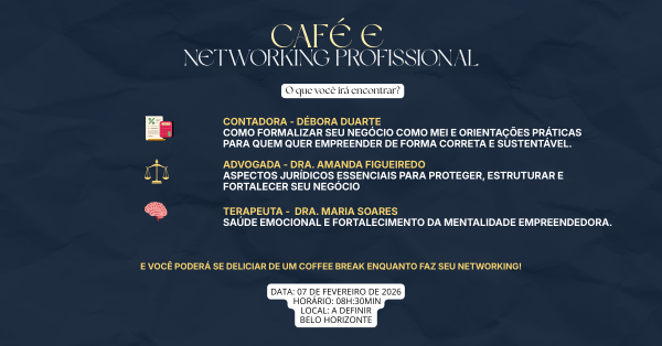 Imagem do evento CAFÉ E NETWORKING