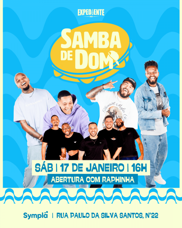Imagem do evento EXPEDIENTE COM SAMBA DE DOM